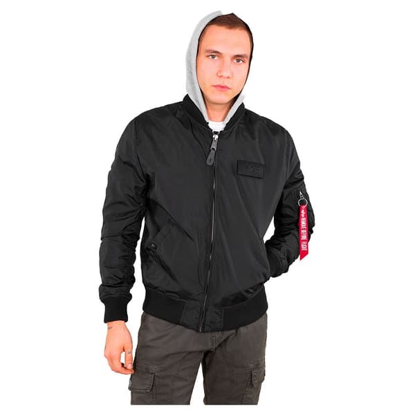 Alpha Industries Ma-1 Tt Jakke Sort S Mand