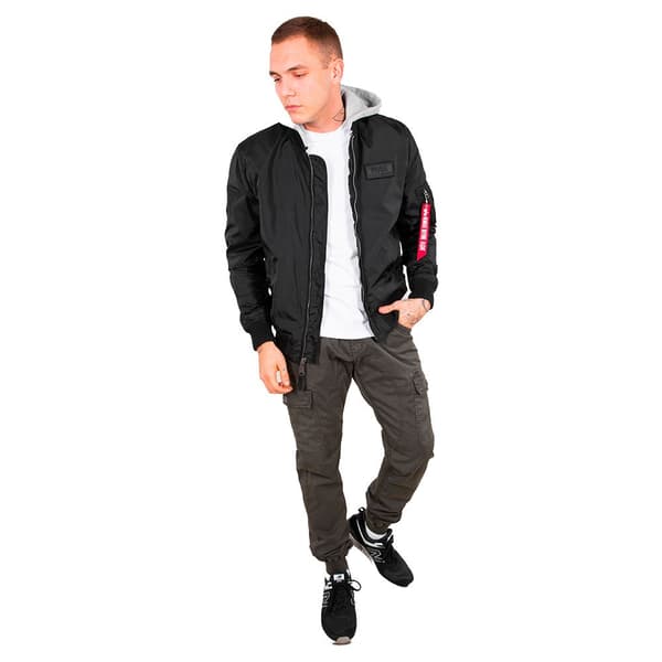 Alpha Industries Ma-1 Tt Jakke Sort S Mand