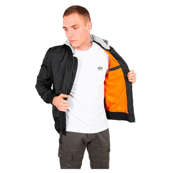 Alpha Industries Ma-1 Tt Jakke Sort S Mand