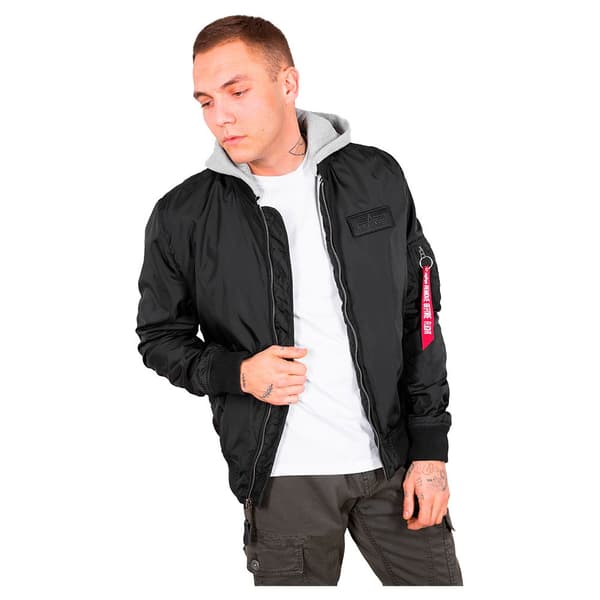 Alpha Industries Ma-1 Tt Jakke Sort S Mand