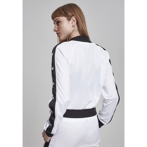 Urban Classics Button Up Tra Jakke Hvid L Kvinde