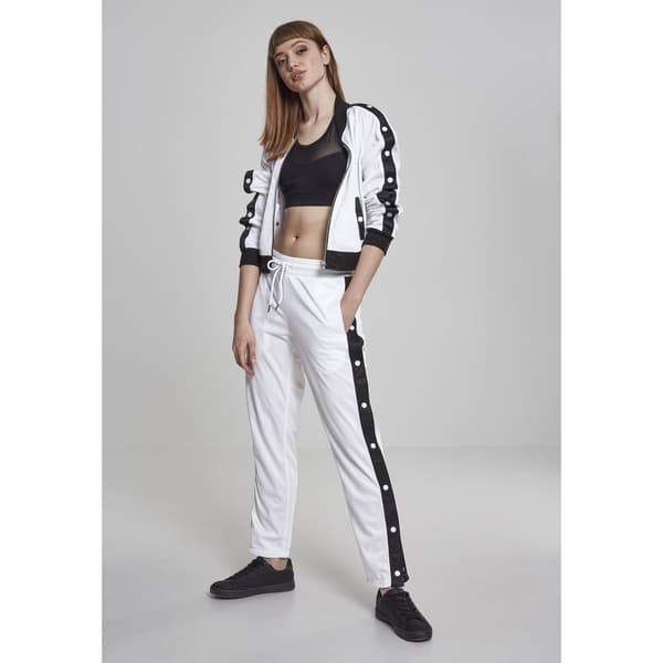 Urban Classics Button Up Tra Jakke Hvid L Kvinde