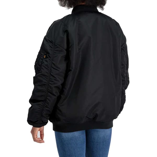 Alpha Industries Ma-1 Core Takki Musta M-L Nainen