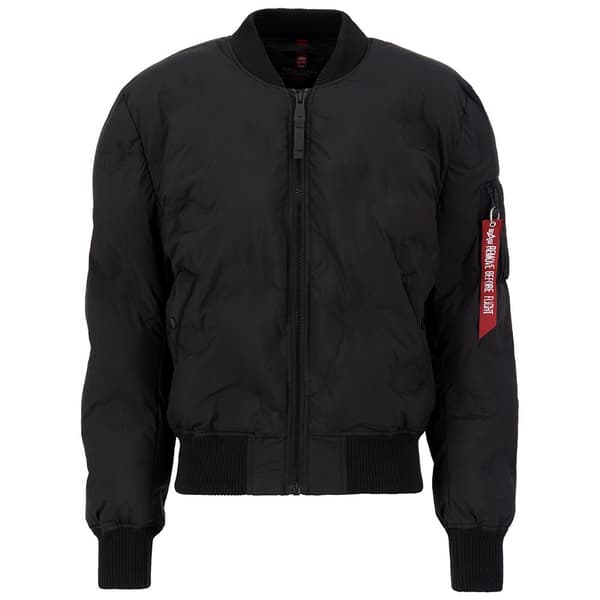 Alpha Industries Ma-1 Emb Logo Puffer Bomberjacka Svart 3XL Man
