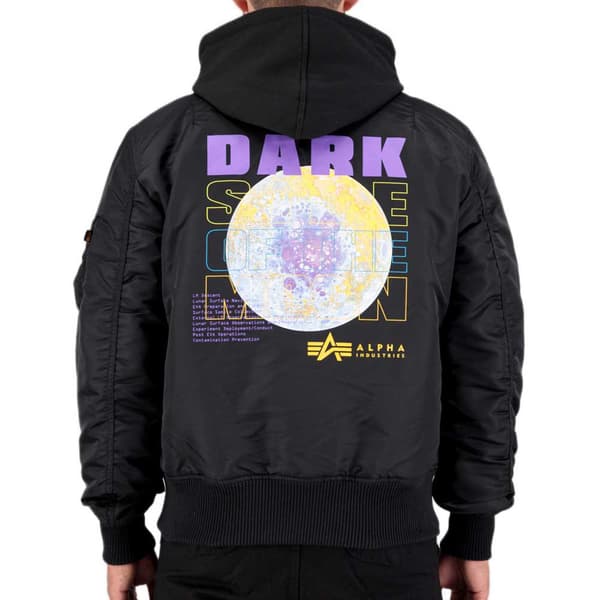 Alpha Industries Ma-1 Vf Dark Side Bomberjakke Sort S Mand