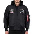 Miniatyrbillede 1 af 2: Alpha Industries Ma-1 Vf Dark Side Bomberjakke Sort S Mand