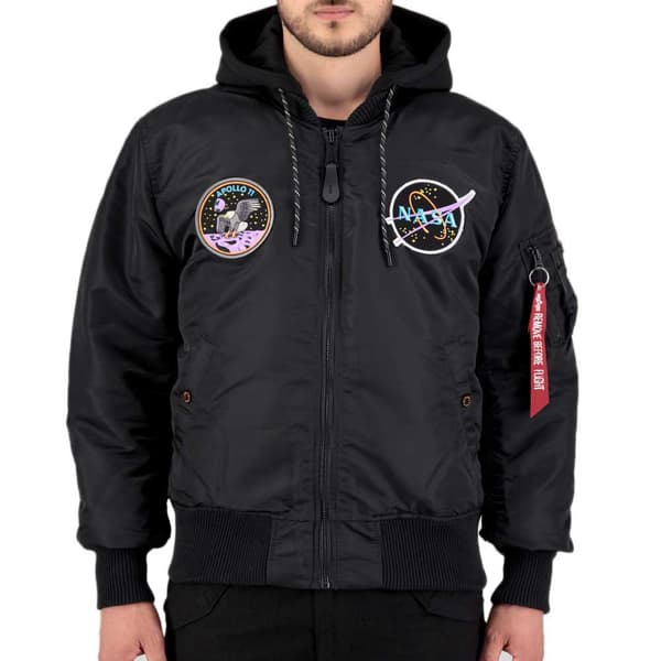 Alpha Industries Ma-1 Vf Dark Side Bomberjakke Sort S Mand
