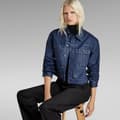 Miniatyrbild 5 av 7: G-star Cropped Utility Jeansjacka Blå XS Kvinna