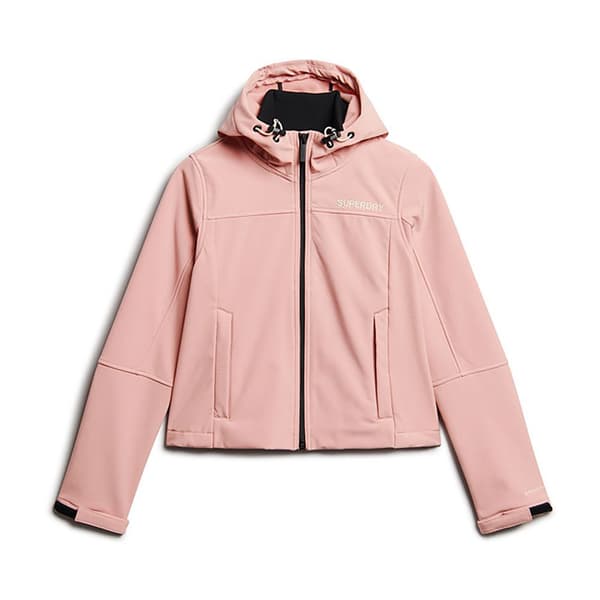 Superdry Soft Shell Trekker Jacka Rosa XL Kvinna