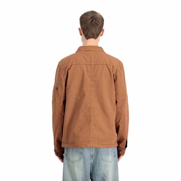 Alpha Industries Ripstop Cargo Päällyspaita Ruskea L Mies