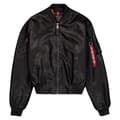 Miniatyrbild 1 av 3: Alpha Industries Ma-1 Fl Vintage Bomberjacka Svart XS Kvinna