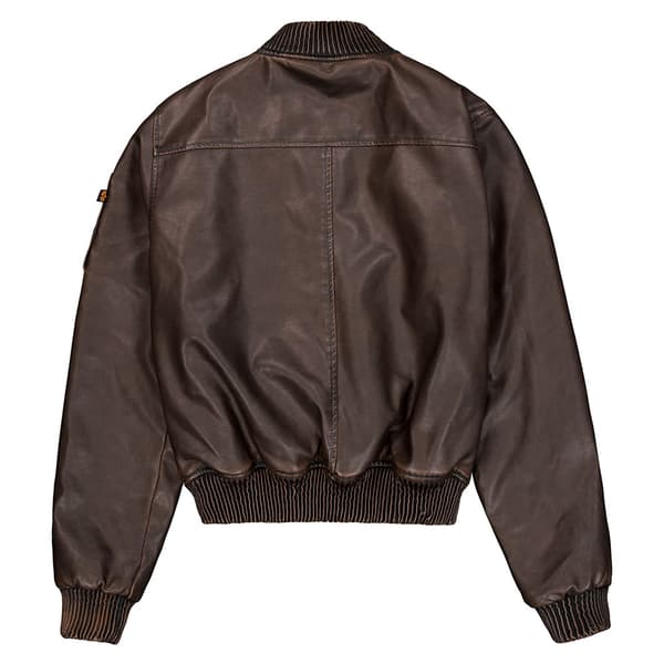 Alpha Industries Ma-1 Fl Vintage Bomberjacka Brun XS Kvinna