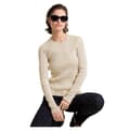 Miniatyrbillede 1 af 6: G-star Plated Slim Trøje Beige L Kvinde