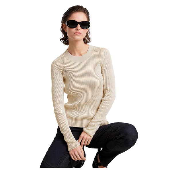 G-star Plated Slim Trøje Beige L Kvinde