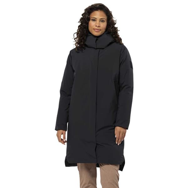 Jack Wolfskin Luisenplatz Frakke Sort M Kvinde