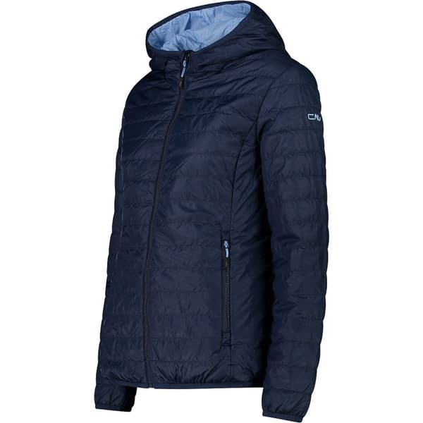 Cmp Fix Hood 34z5096 Dunjakke Blå 2XS Kvinde