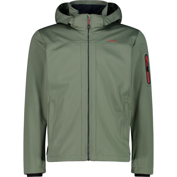 Cmp Zip Hood 39a5027 Softshelljacka Grönt S Man