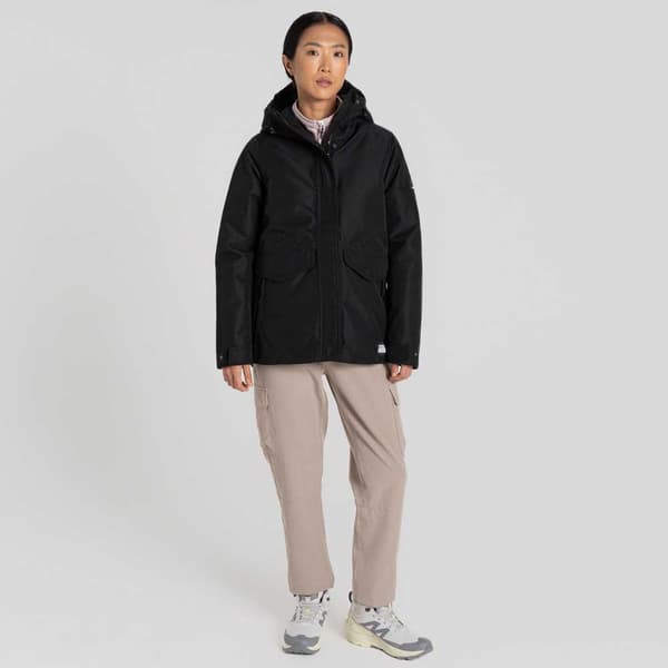 Craghoppers Co2renu Sally Jakke Sort 46 Kvinde