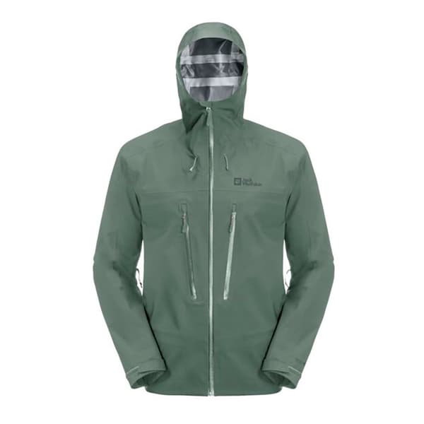 Jack Wolfskin Kammweg 3l Jakke Grøn 2XL Mand