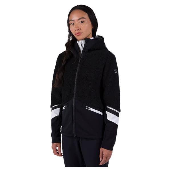 Rossignol Wispile Fleecejacka Med Dragkedja Svart 2XL Kvinna