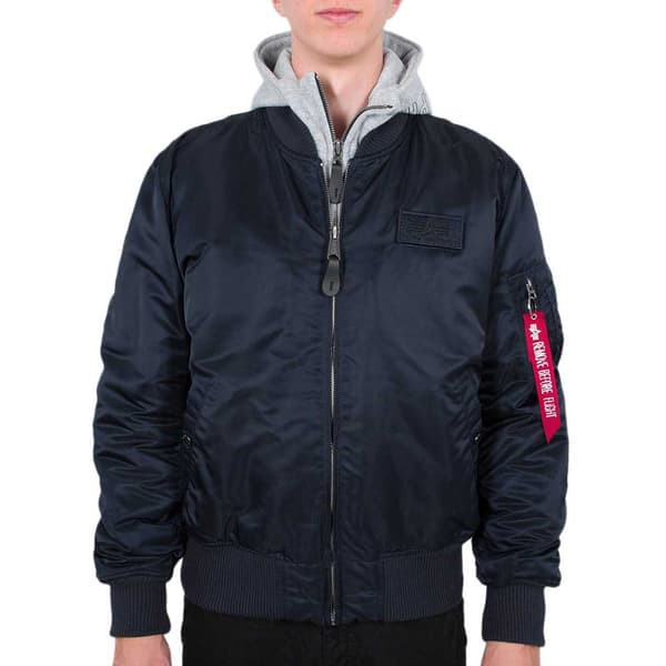 Alpha Industries Ma-1 D-tec Jacka Blå M Man