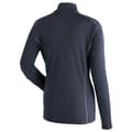 Miniatyrbillede 1 af 2: Maier Sports Midlayer Jenna Rec Fleecejakke Med Halv Lynlås Blå 2XL Kvinde