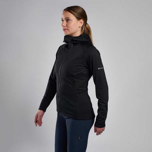 Montane Protium Vetoketjullinen Fleecetakki Musta S Nainen