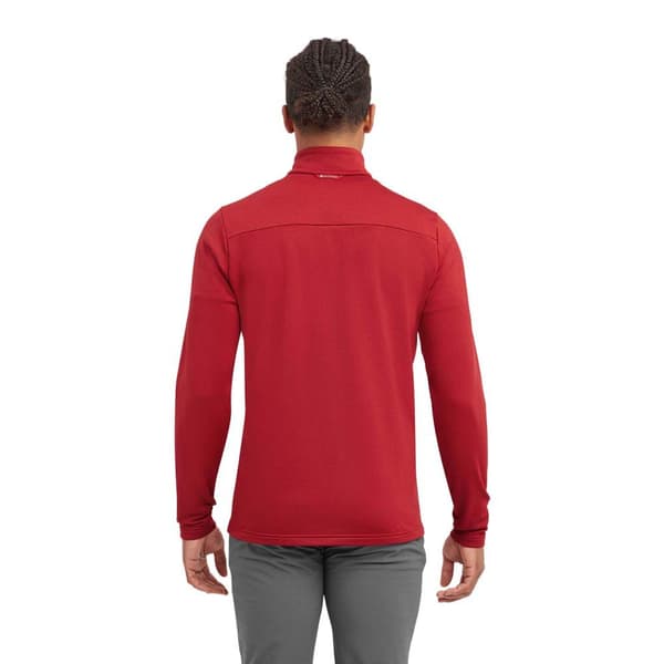Montane Protium Pull-on Fleece Med Halv Dragkedja Röd 2XL Man
