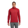 Miniatyrbild 1 av 5: Montane Protium Pull-on Fleece Med Halv Dragkedja Röd 2XL Man