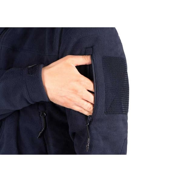 Outrider Tactical Windblock Fleecejacka Med Huva Blå XS Man