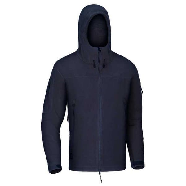 Outrider Tactical Windblock Fleecejacka Med Huva Blå XS Man