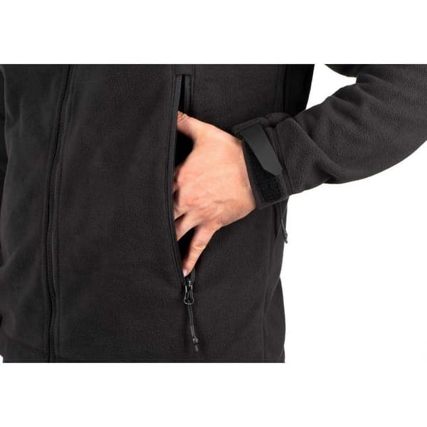 Outrider Tactical Windblock Fleecejakke Med Fuld Lynlås Sort S Mand