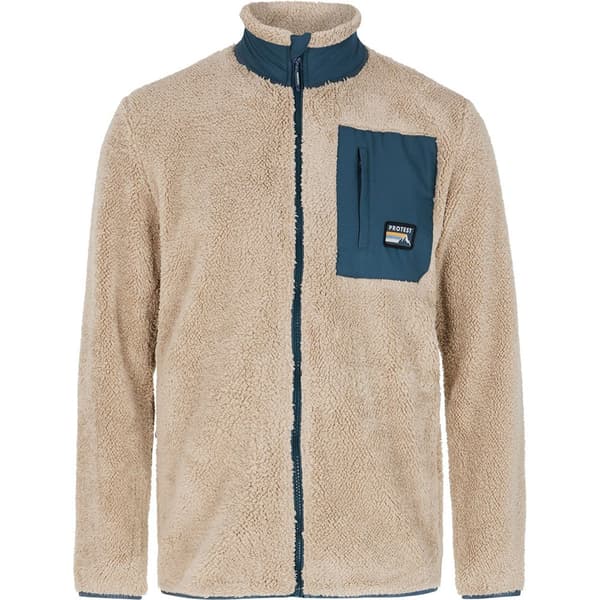 Protest Load Vetoketjullinen Fleecetakki Beige L Mies