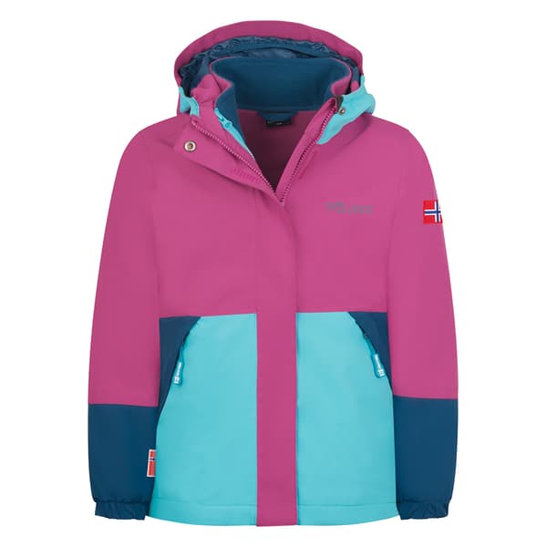 Trollkids Kjerag Jakke Rosa 110 cm Dreng
