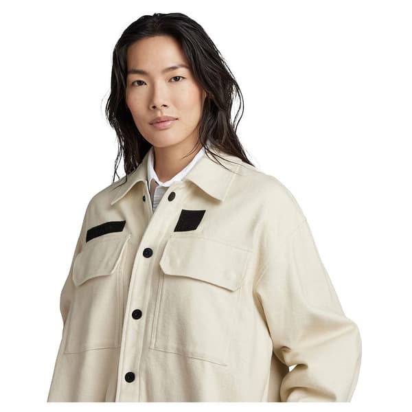 G-star Oversized övertröja Beige XS Kvinna