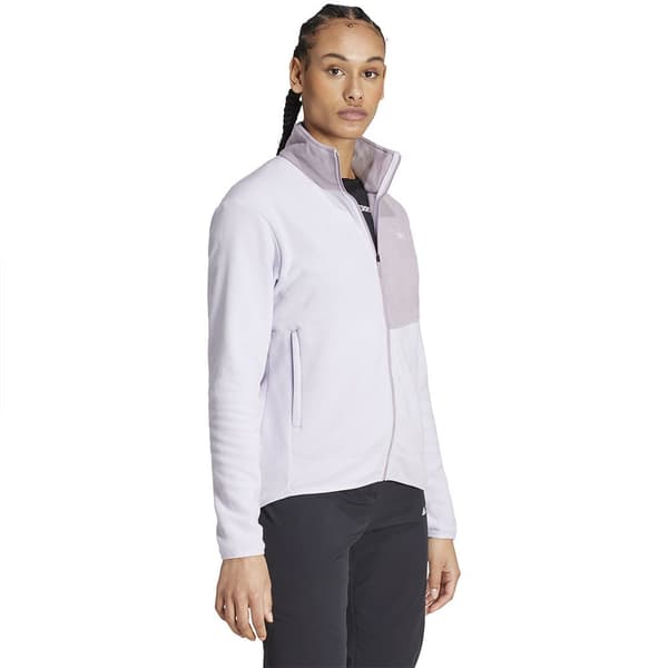 Adidas Terrex Multi Vetoketjullinen Fleecetakki Harmaa L Nainen