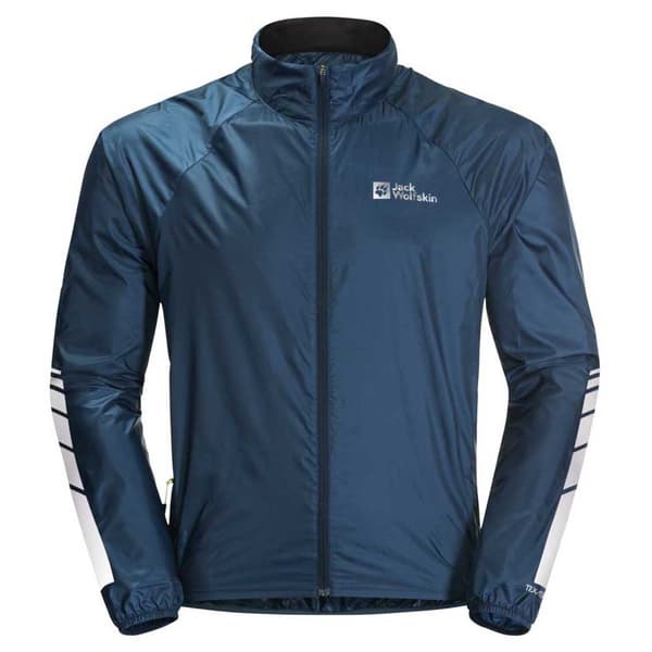 Jack Wolfskin Morobbia Wind Jacka Blå 2XL Man