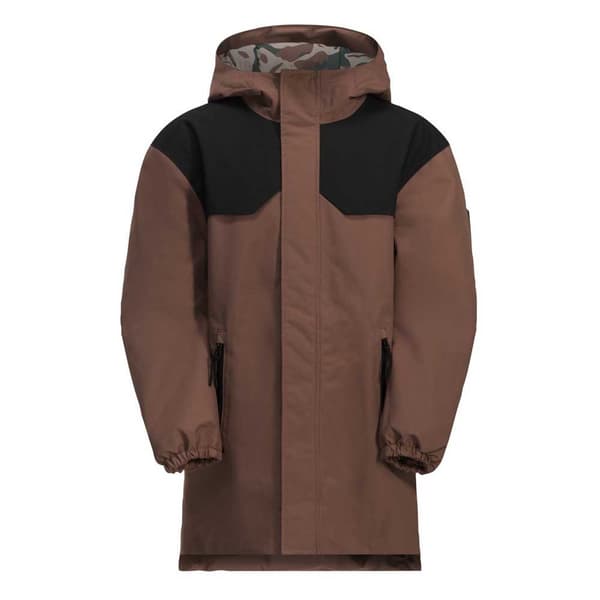 Jack Wolfskin Teen 2l Ins Parka Brun 152 cm Pojke