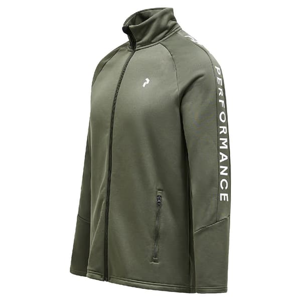 Peak Performance Rider Fleecejacka Med Dragkedja Grönt XL Man