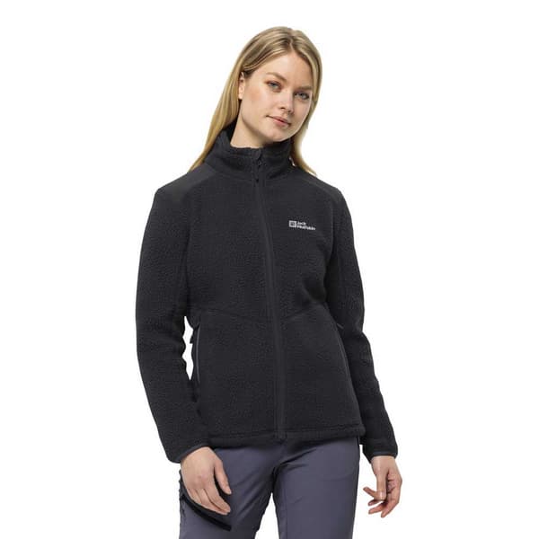 Jack Wolfskin Kammweg Pile Jacka Svart 2XL Kvinna