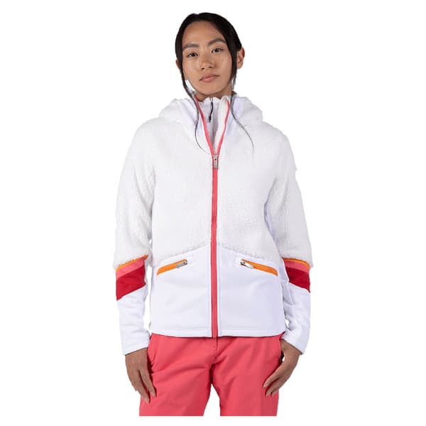 Rossignol Wispile Fleecejacka Med Dragkedja Vit XL Kvinna