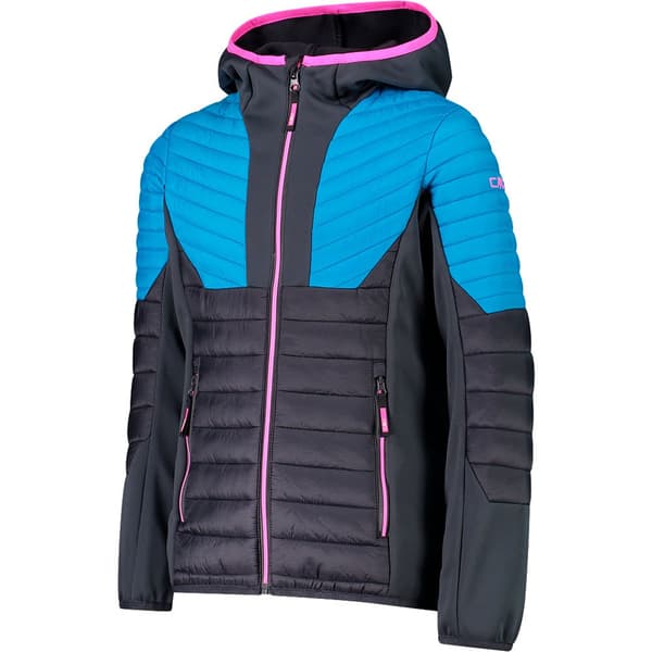 Cmp Hybrid Fix Hood 32z4435 Jakke Blå 4 Years Dreng