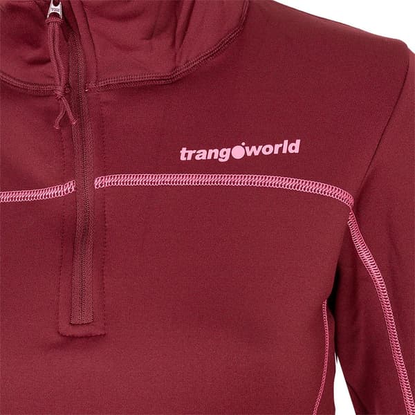Trangoworld Bigge Fleece Med Halv Dragkedja Röd XL Kvinna