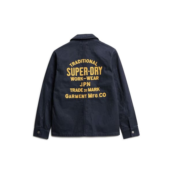 Superdry Canvas Chore Jacka Blå S Kvinna