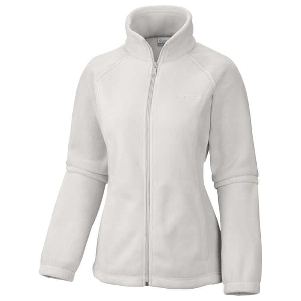 Columbia Benton Springs™ Fleecejakke Med Fuld Lynlås Hvid 2XL Kvinde