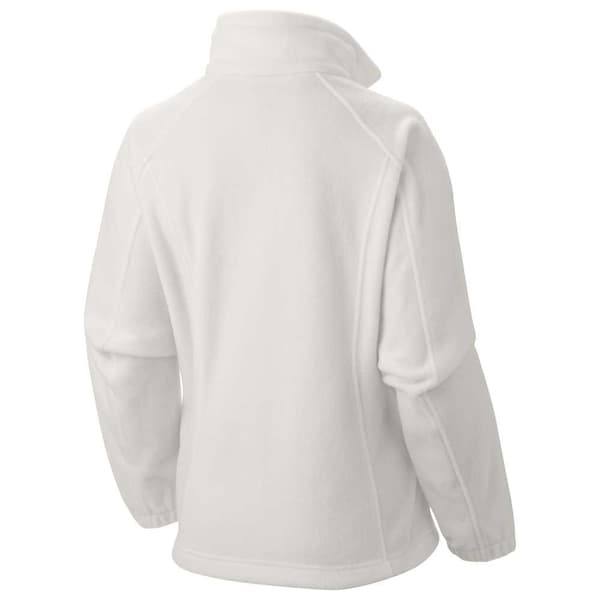 Columbia Benton Springs™ Fleecejakke Med Fuld Lynlås Hvid 2XL Kvinde