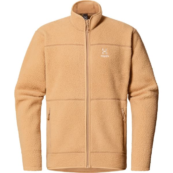 Haglofs Mossa Pile Fleecejakke Med Fuld Lynlås Beige XL Mand
