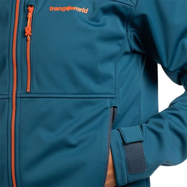 Trangoworld Trx2 Soft Pro Dr Fleecejacka Med Huva Blå 2XL Man