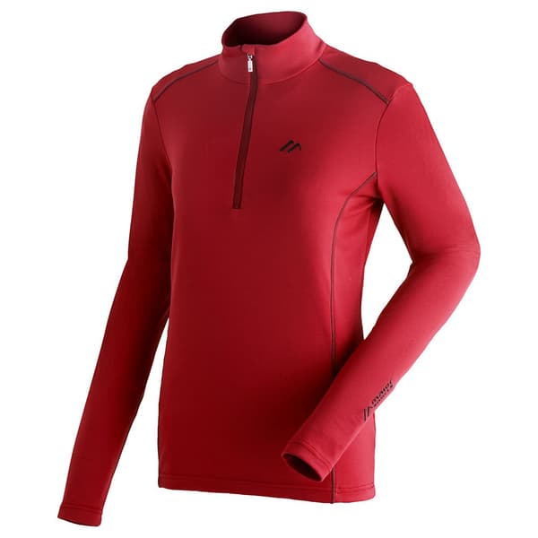 Maier Sports Midlayer Jenna Rec Puolivetoketjullinen Fleecetakki Punainen M Nainen