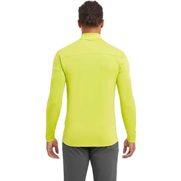 Montane Protium Lite Pull-on Fleecejakke Med Halv Lynlås Gul XS Mand